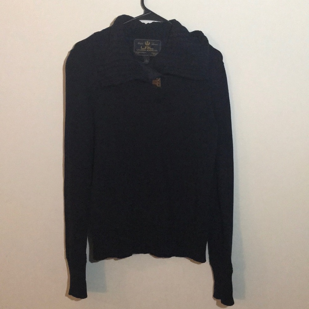 LRL NAVY BLUE PULLOVER SWEATER